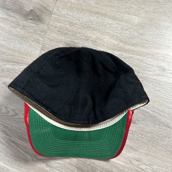 Vintage Sports Specialties Detroit Red Wings Hat Fitted Size 7 NHL Black Wool - Picture 7 of 9